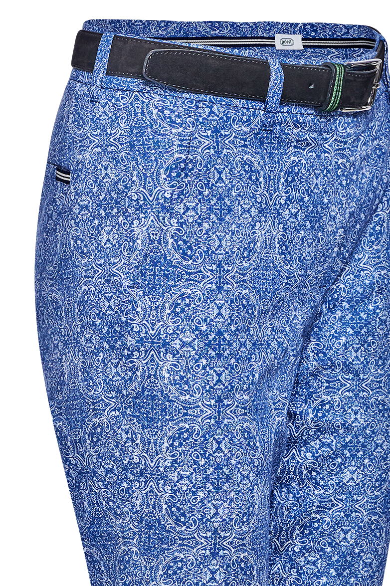g-ssl-chinohose-mit-ornamentdruck-figurbetonte-damen-chino-in-blau image 5