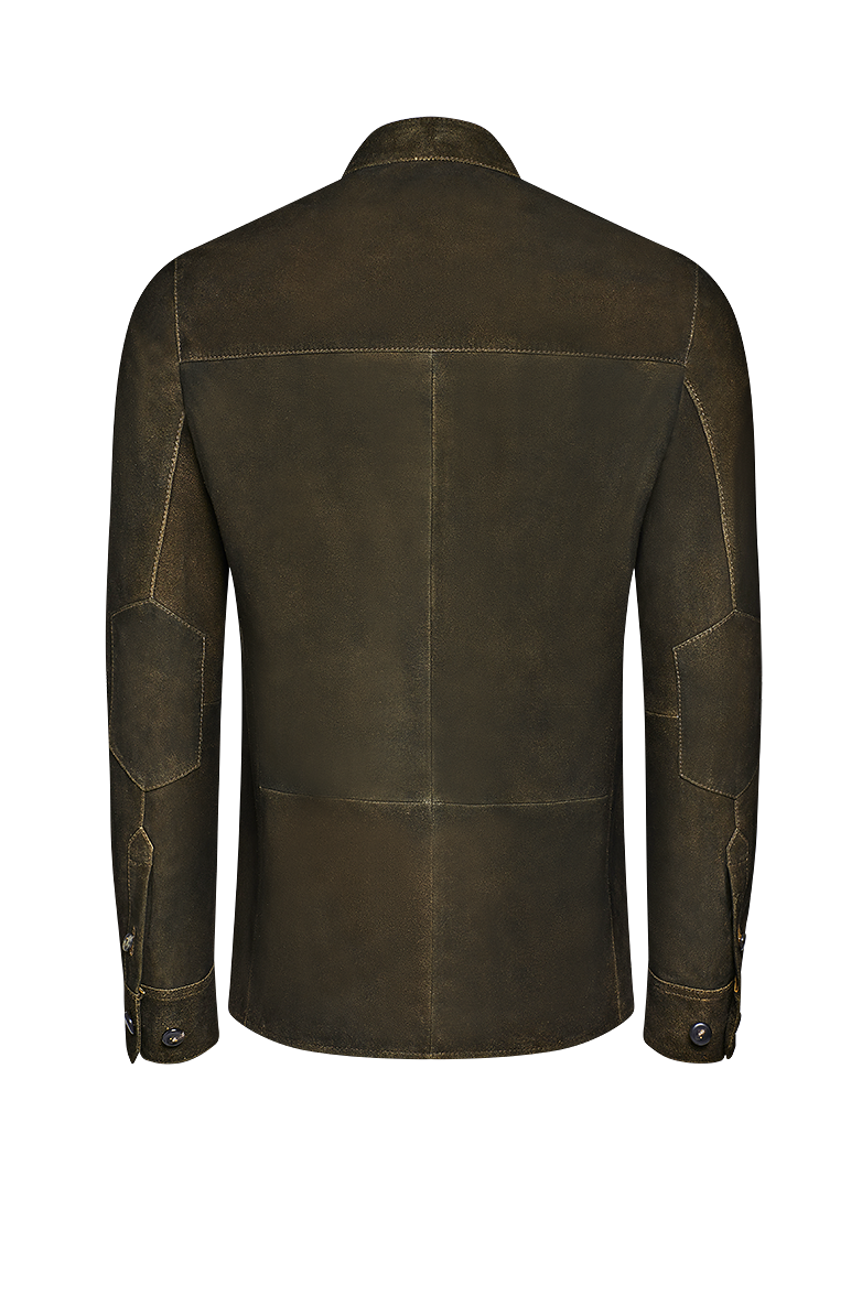 g-ssl-shirtjacket-in-leder-ziegenleder-jacke-stehkragen-braun-herren image 2
