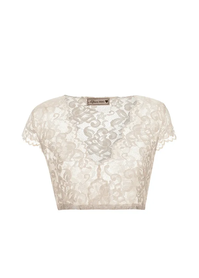 alpenherz-bluse-anna-dirndlbluse-beige-spitze-kurzarm image 1
