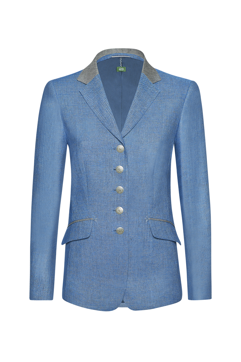g-ssl-jacke-au-ergew-hnlich-feminin-leinen-blau-seide image 1