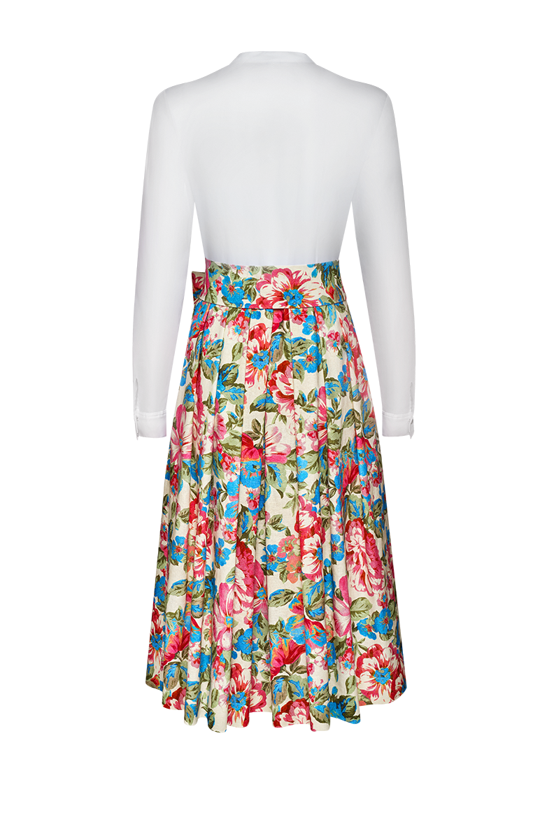 g-ssl-blusenkleid-mit-floralem-leinenrock-aus-anna-plochl-satin image 2