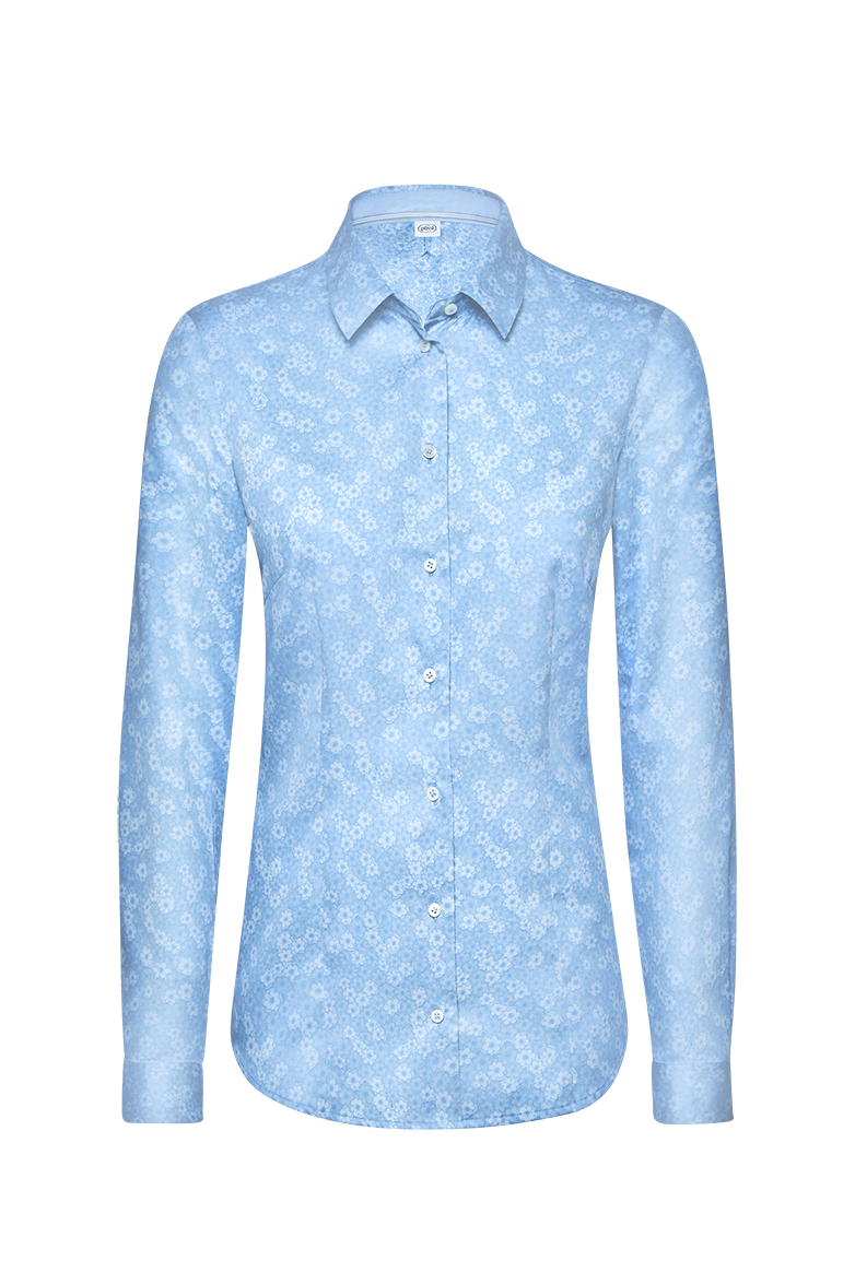 g-ssl-bl-tenbluse-baumwolle-hemdblusenkragen-blau-damen image 1