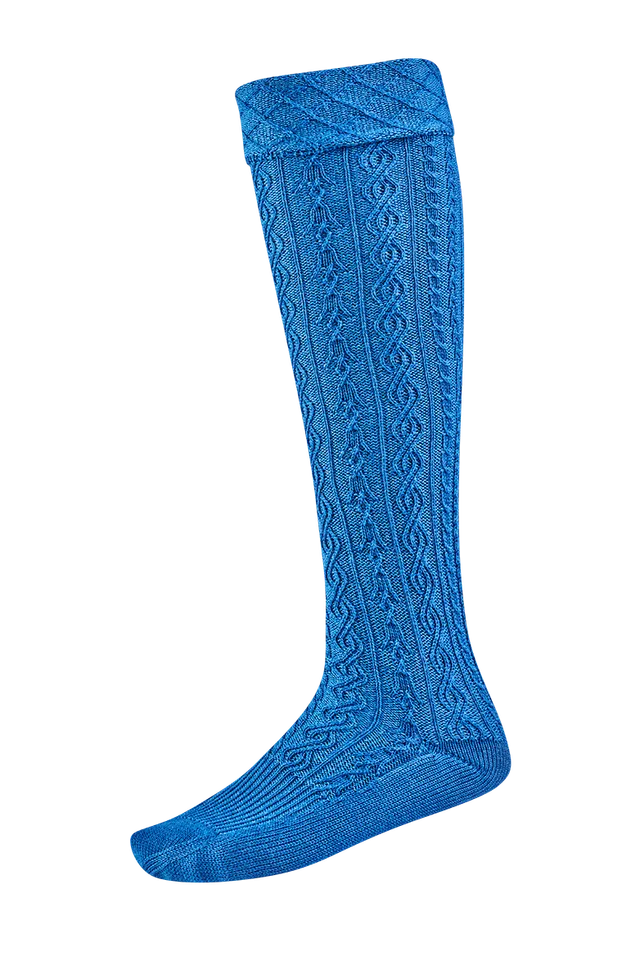 g-ssl-plattierte-blaudruck-stutzen-schurwolle-blau image 1
