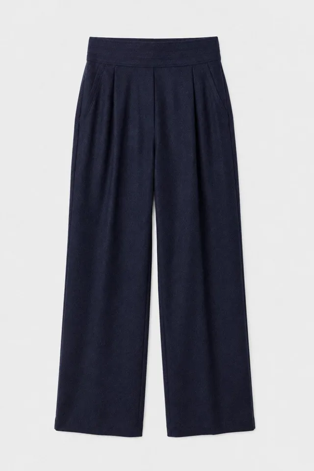 felicitas-damen-hose-halika-wollmischung-bundfalte image 1