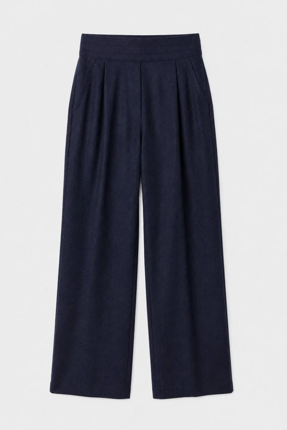 felicitas-damen-hose-halika-wollmischung-bundfalte image 1