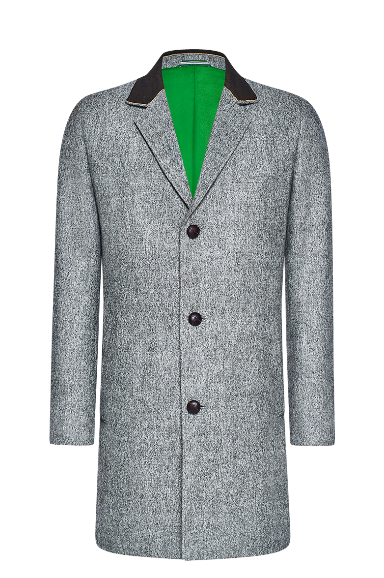 g-ssl-schladminger-mantel-grau-schwarz-aus-loden-hirschleder image 1