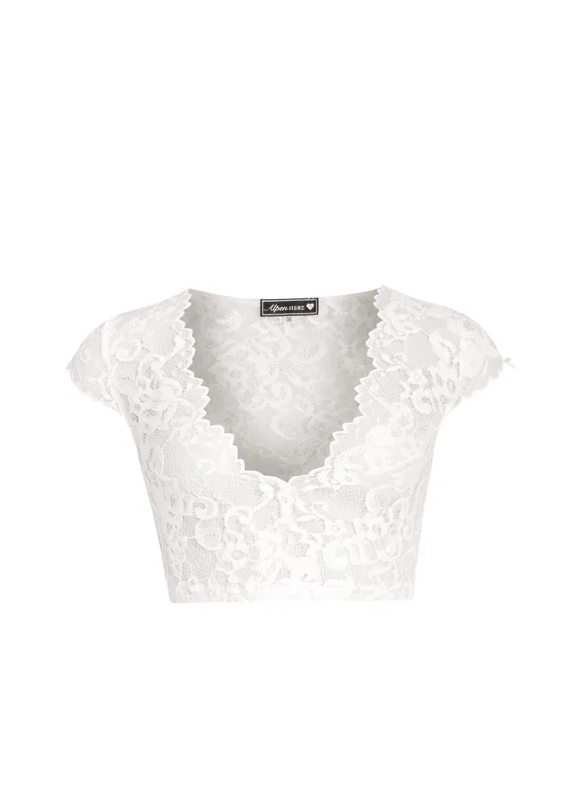 alpenherz-bluse-anna-dirndlbluse-damen-wei-spitze-kurzarm image 1