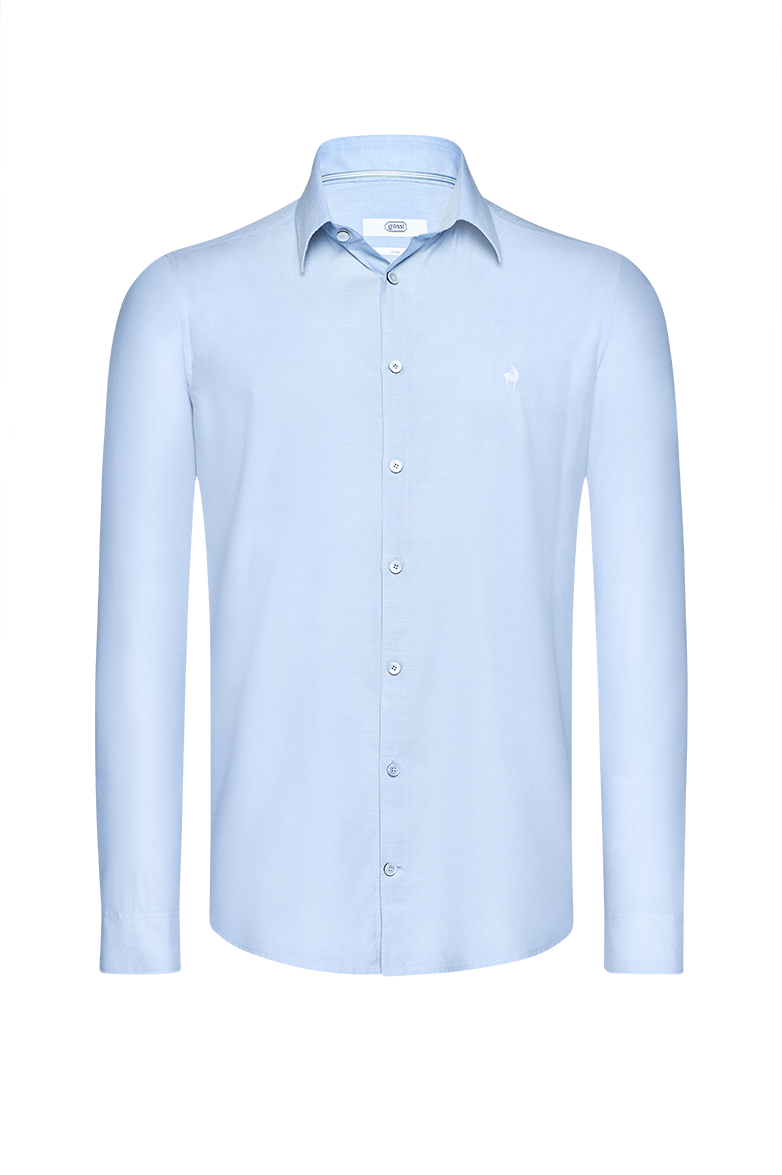 g-ssl-herrenhemd-es-ist-ein-ros-entsprungen-sommerhemd-blau-schmal image 1