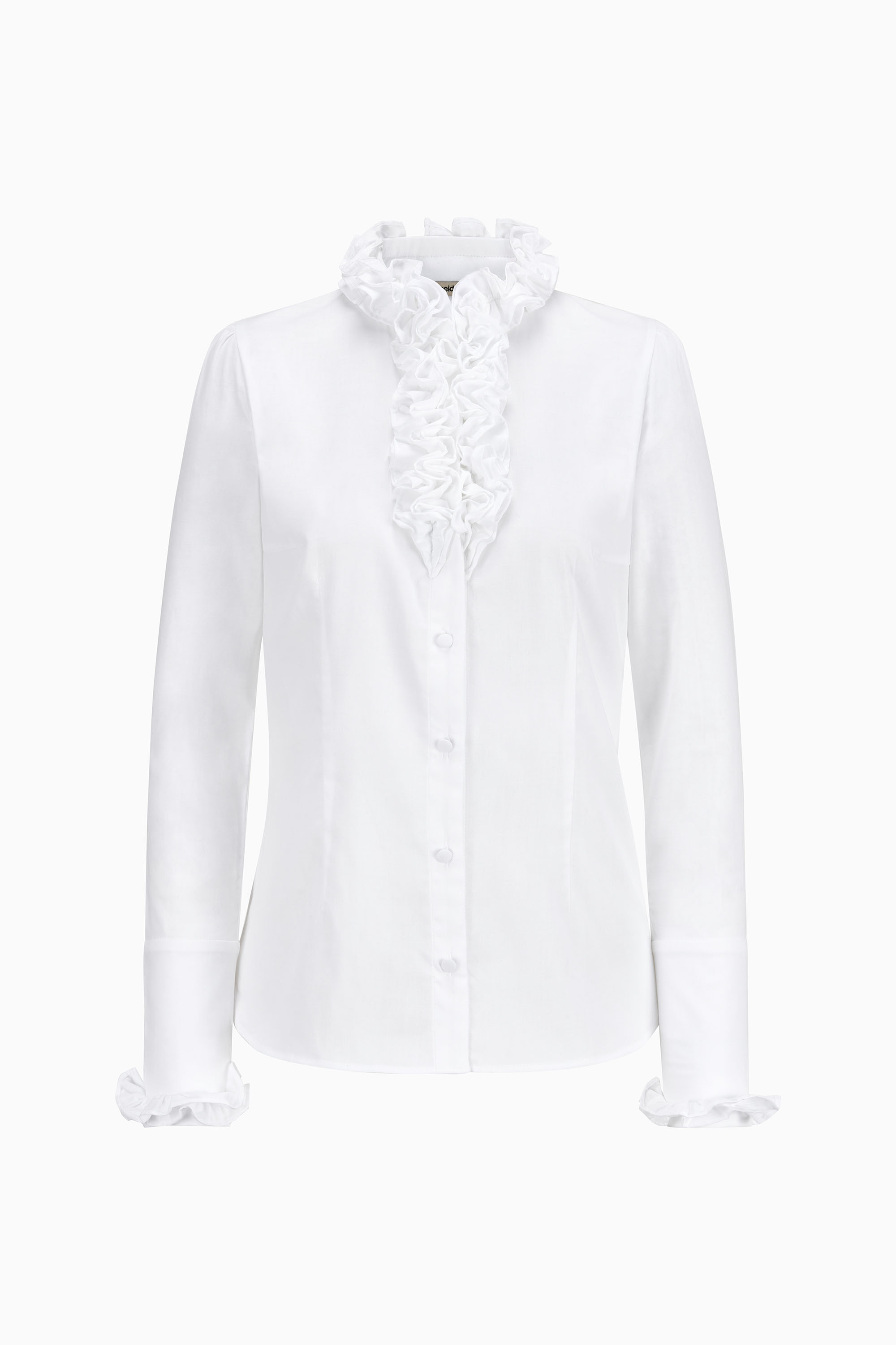gottseidank-damenbluse-celeste-stehkragen-bluse-mit-r-schen image 1