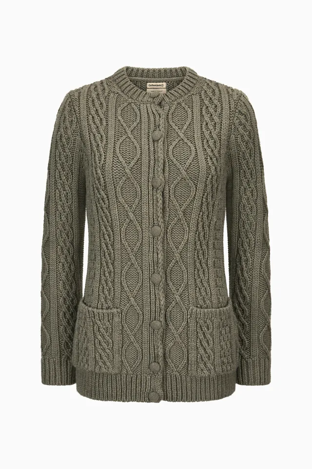 gottseidank-damenstrickjacke-ren-e-mit-zopfmuster image 1