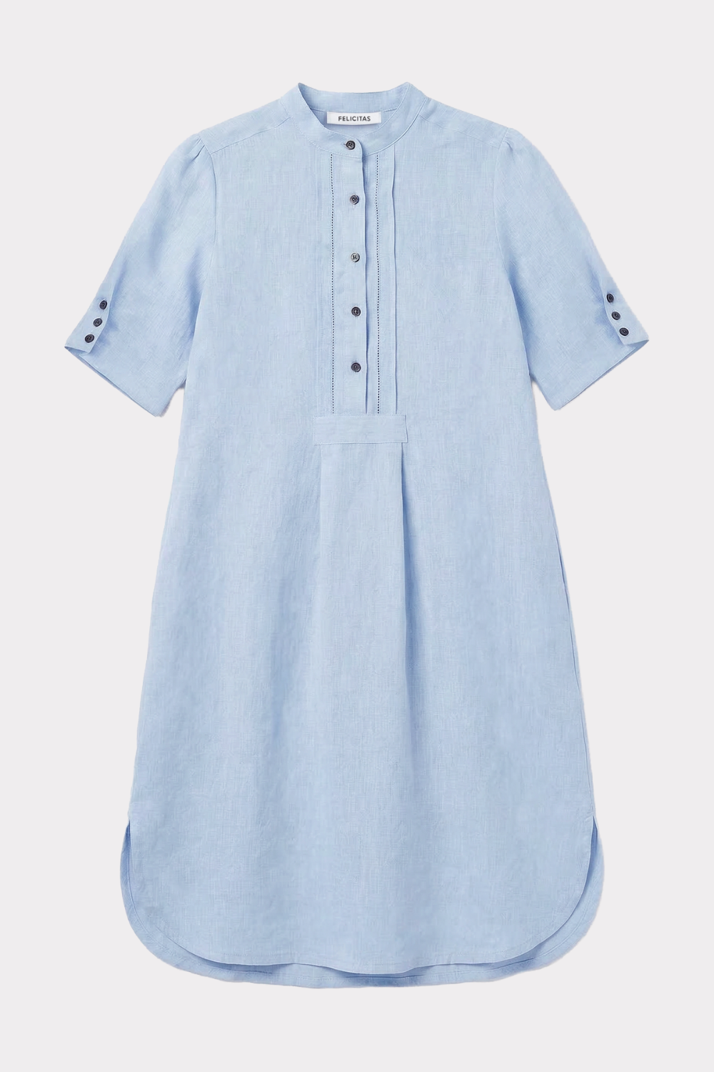 felicitas-damen-kleid-kareen-leinen-viskose-sommerkleid-mit-taschen image 1