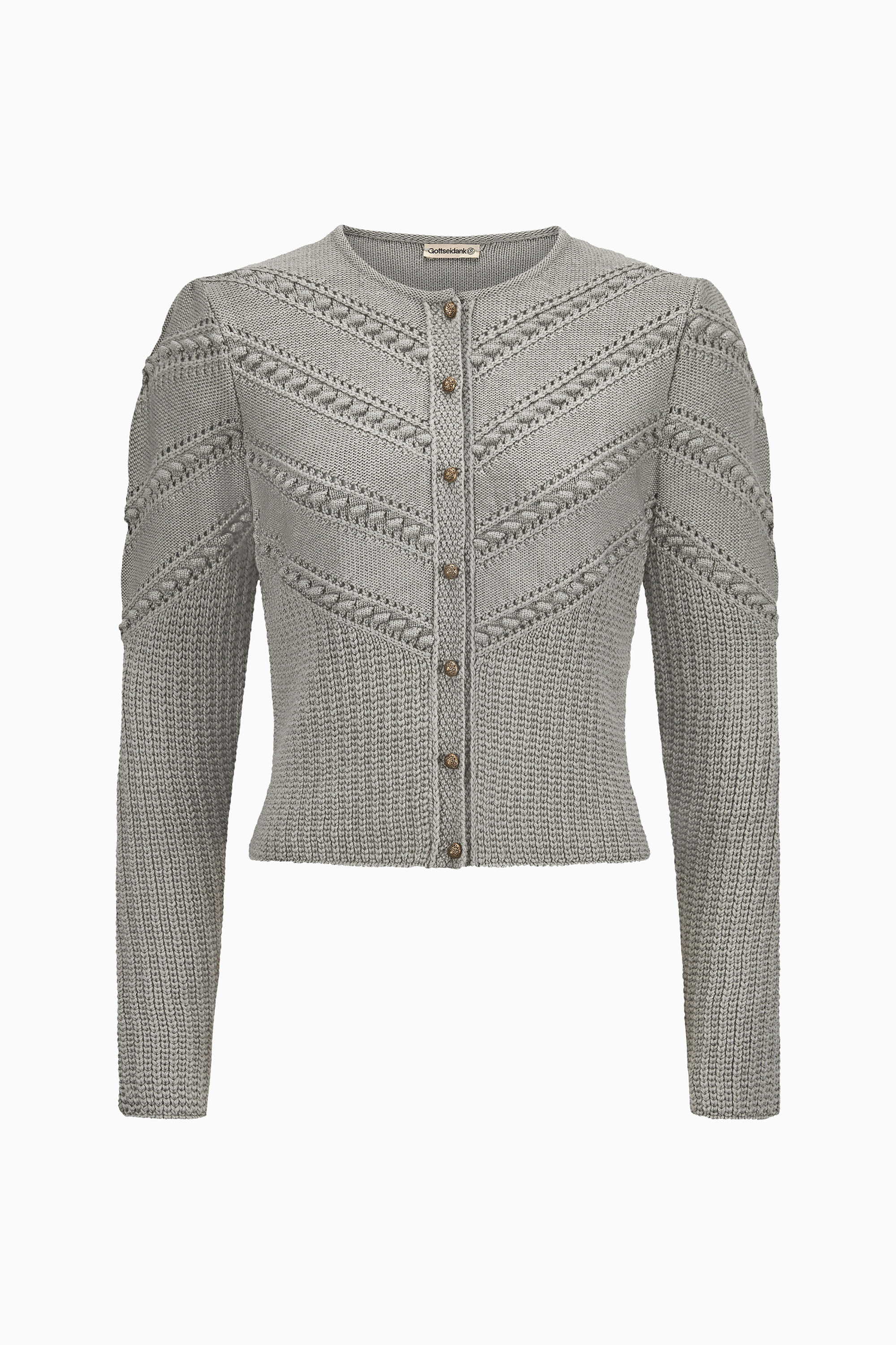 gottseidank-damenstrickjacke-ophelia-strickjacke-in-kastenform-im-zopfmuster image 1