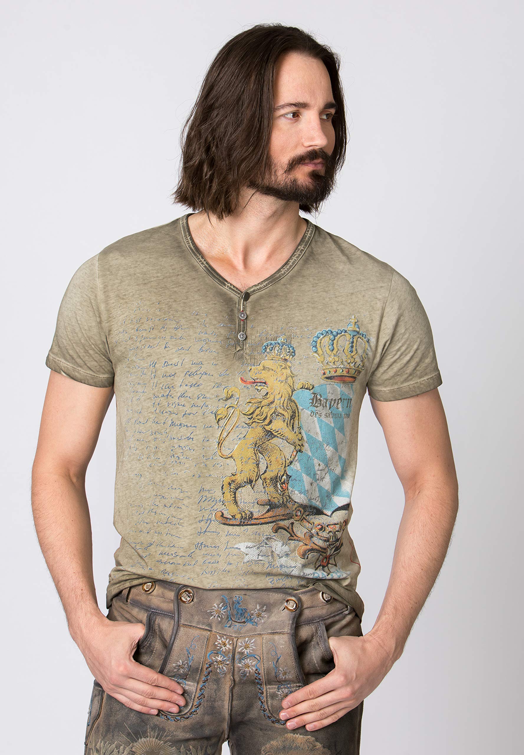 stockerpoint-bene-herren-trachtenshirt-sand-bayern-wappen image 2