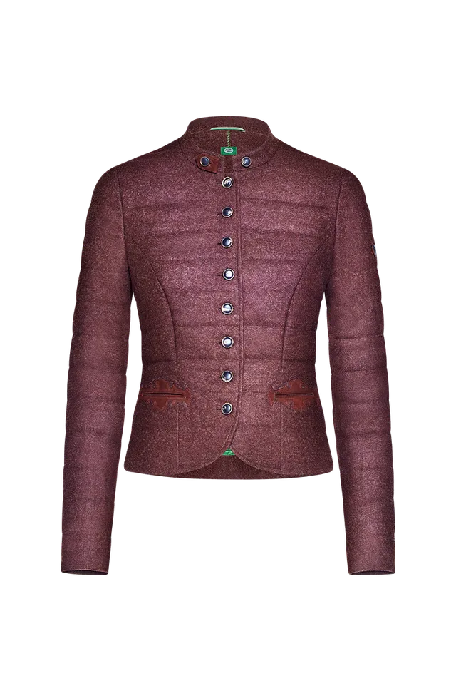 g-ssl-jacke-versteppter-loden-braun-damen-stehkragen image 1