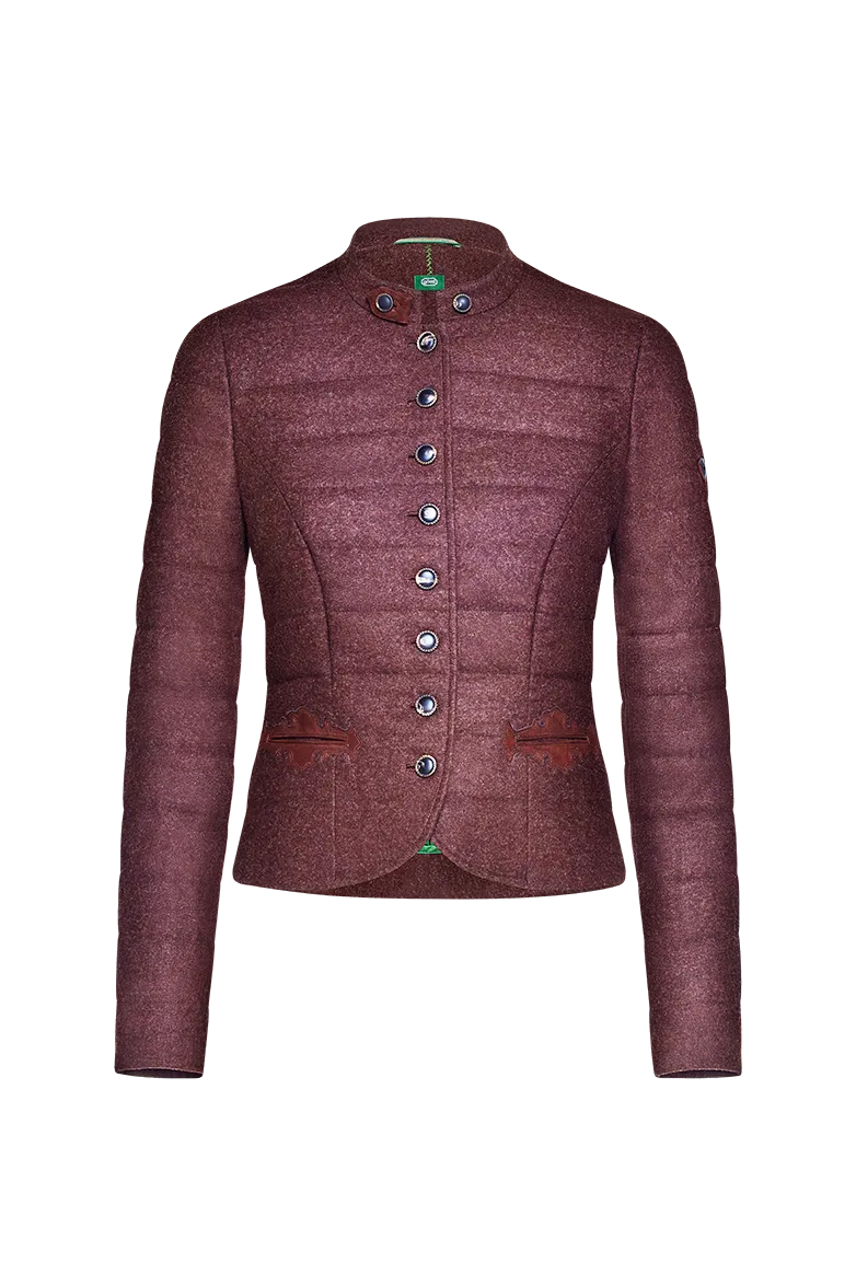 g-ssl-jacke-versteppter-loden-braun-damen-stehkragen image 1