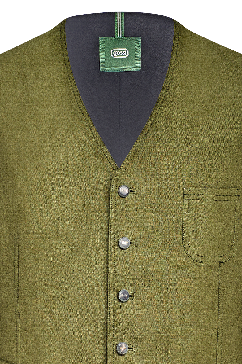 g-ssl-vorpatiniertes-gilet-baumwolle-leinen-herren-gr-n image 3
