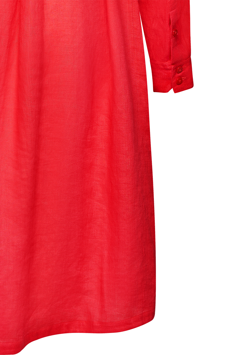 g-ssl-pfoadenkleid-aus-normandie-leinen-in-rot image 6