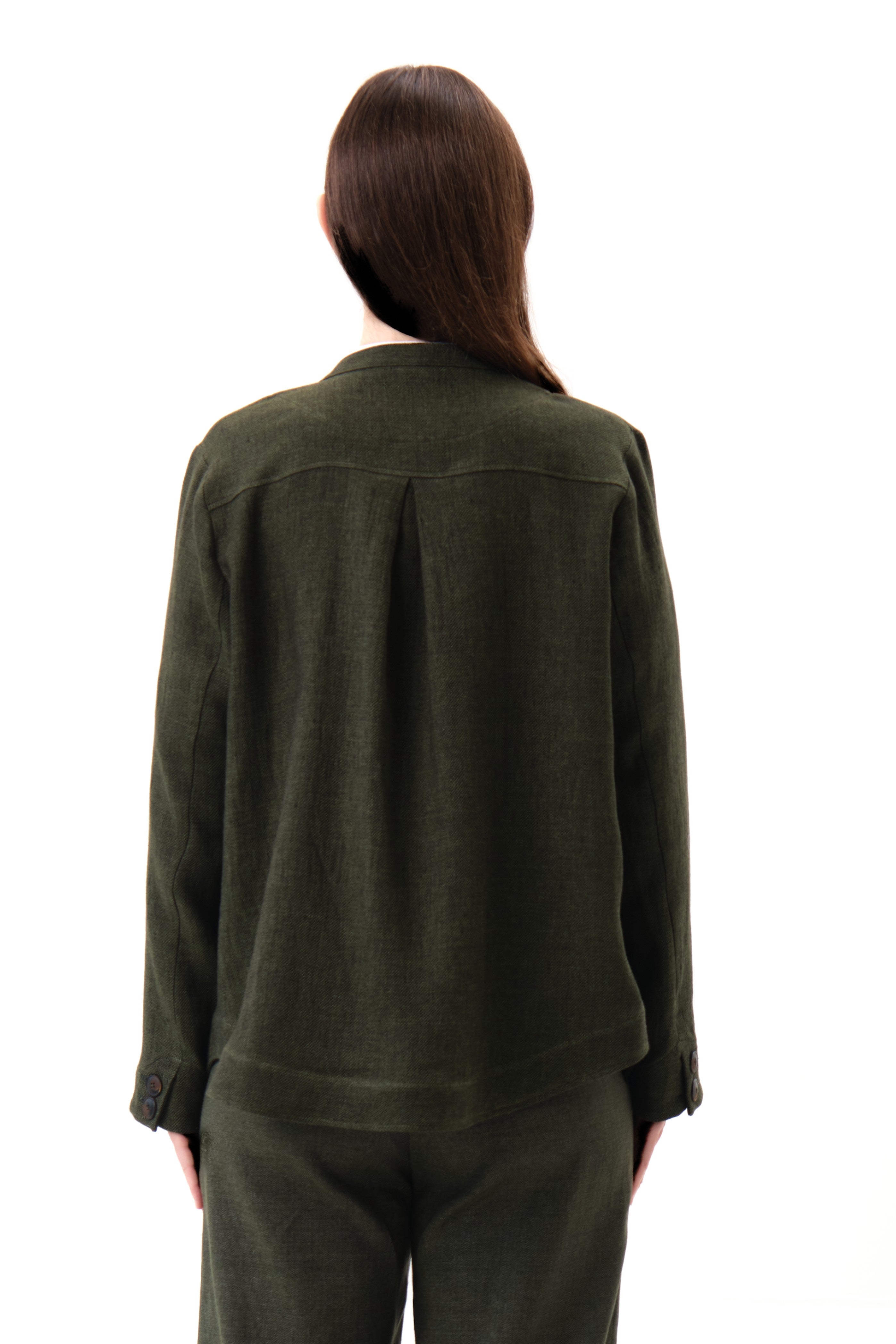 felicitas-jacke-jaline-damen-stehkragen-jacke-leinen-stretch image 2