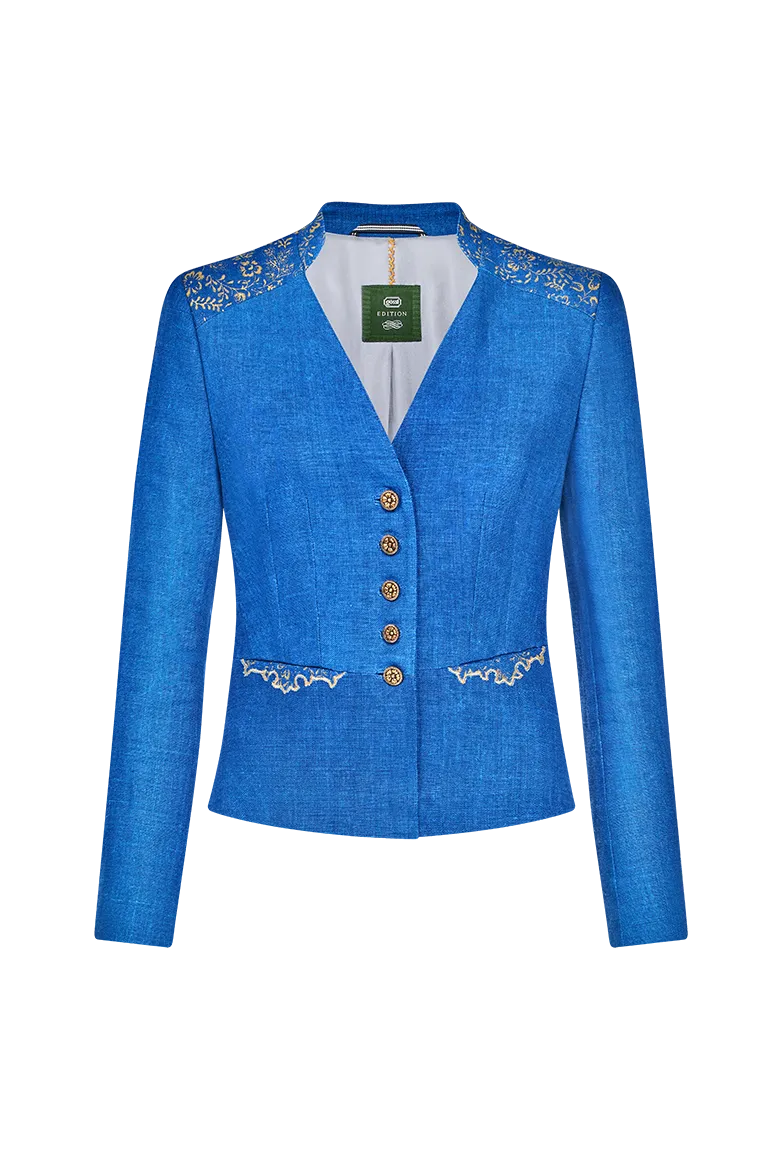 g-ssl-gold-jacke-blaudruckleinen-indigo-blau image 1