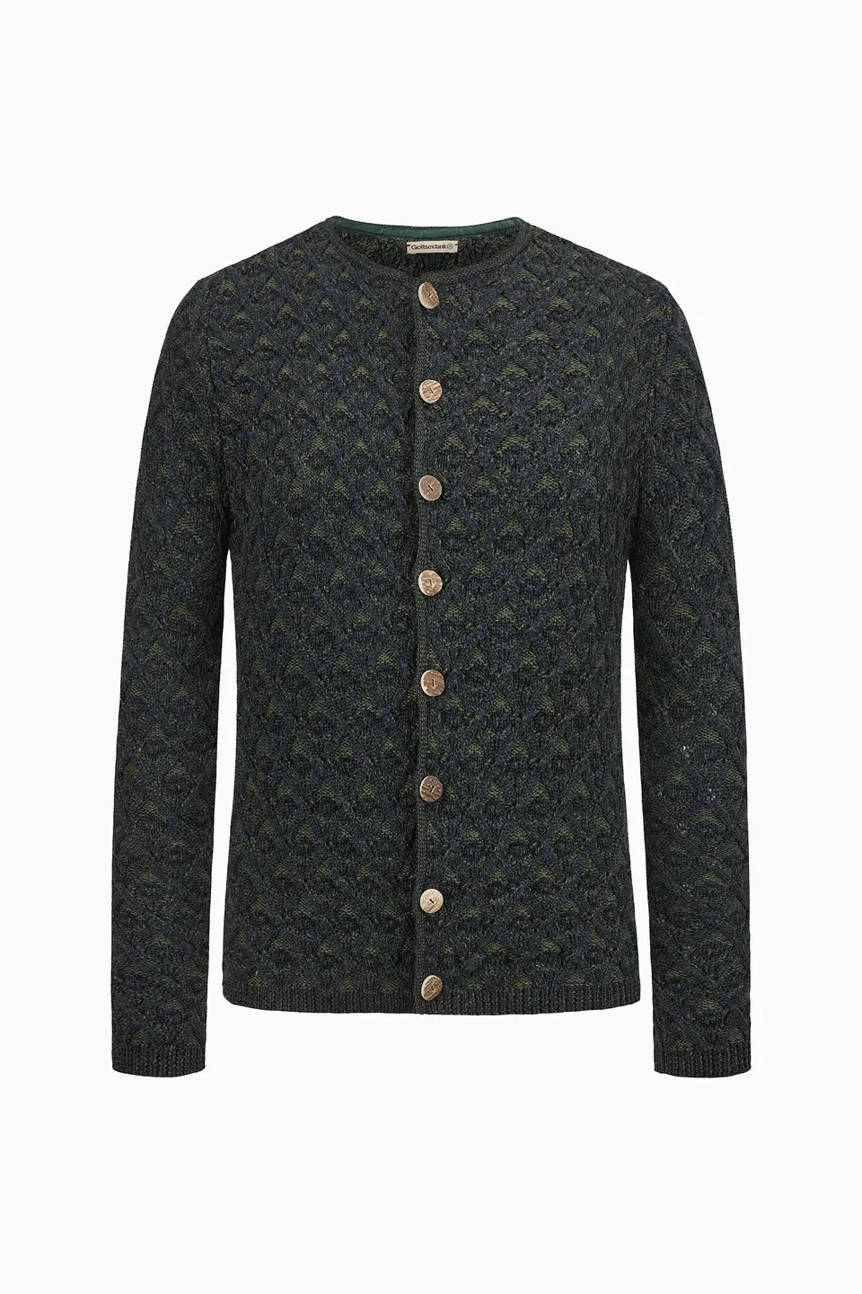 gottseidank-herrenstrickjacke-simon-zopfmuster image 1