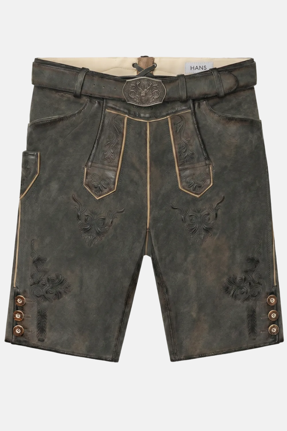 felicitas-herren-lederhose-ostsee-kurz-echtleder-stickerei image 1