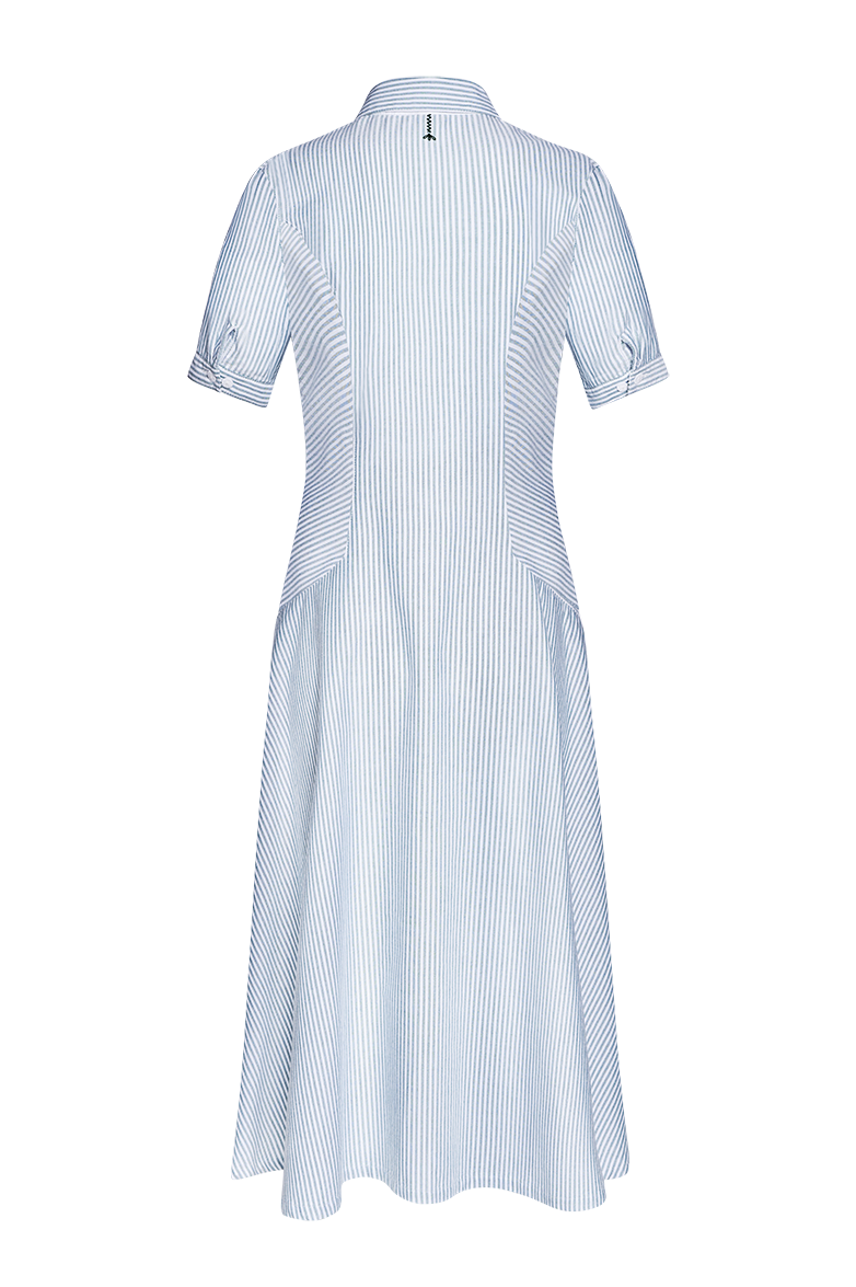 g-ssl-hemdblusenkleid-im-g-ssl-streif-aus-baumwolle image 2