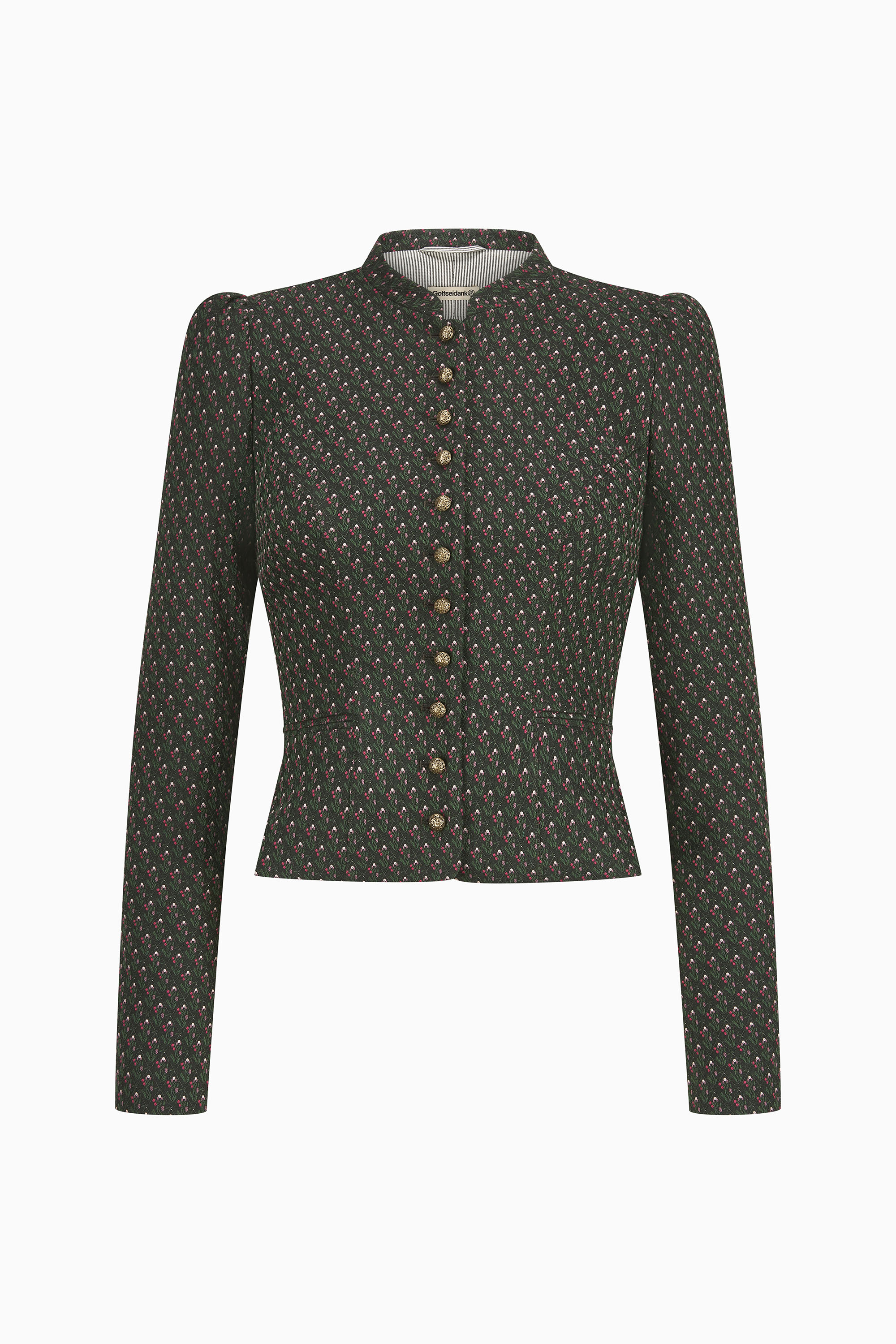 gottseidank-damenmiederjacke-belinda-mit-stehkragen-und-langem-puffarm image 1
