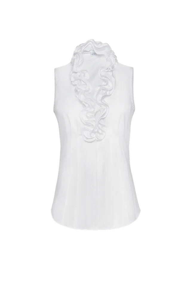 g-ssl-feine-opulenz-rmellose-bluse-wei-anna-plochl-satin image 1