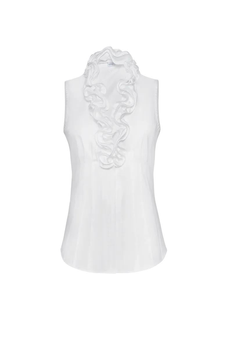 g-ssl-feine-opulenz-rmellose-bluse-wei-anna-plochl-satin image 1