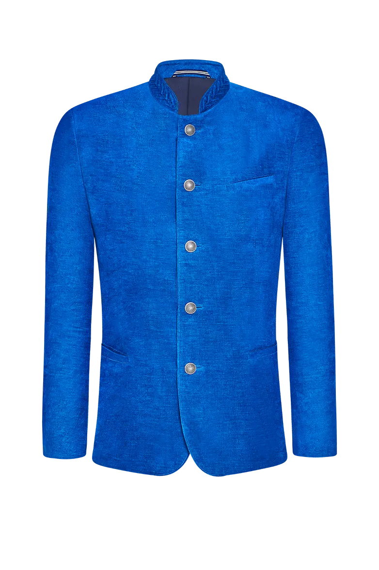 g-ssl-blaudruck-jacke-herren-blau image 1