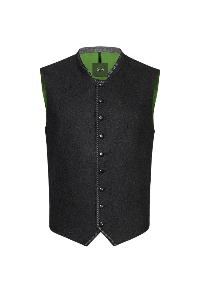 g-ssl-kraftvolle-tradition-gilet-herren-grau-schwarz-loden image 1