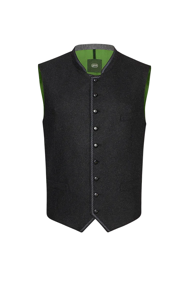 g-ssl-kraftvolle-tradition-gilet-herren-grau-schwarz-loden image 1