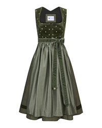 alpenherz-x-mcm-dirndl-oliv-samt-monogramm image 3