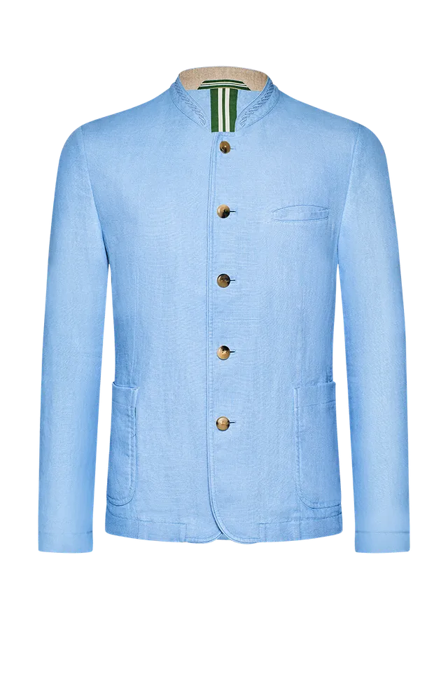 g-ssl-im-hochsommer-leinenjacke-herren-blau image 1
