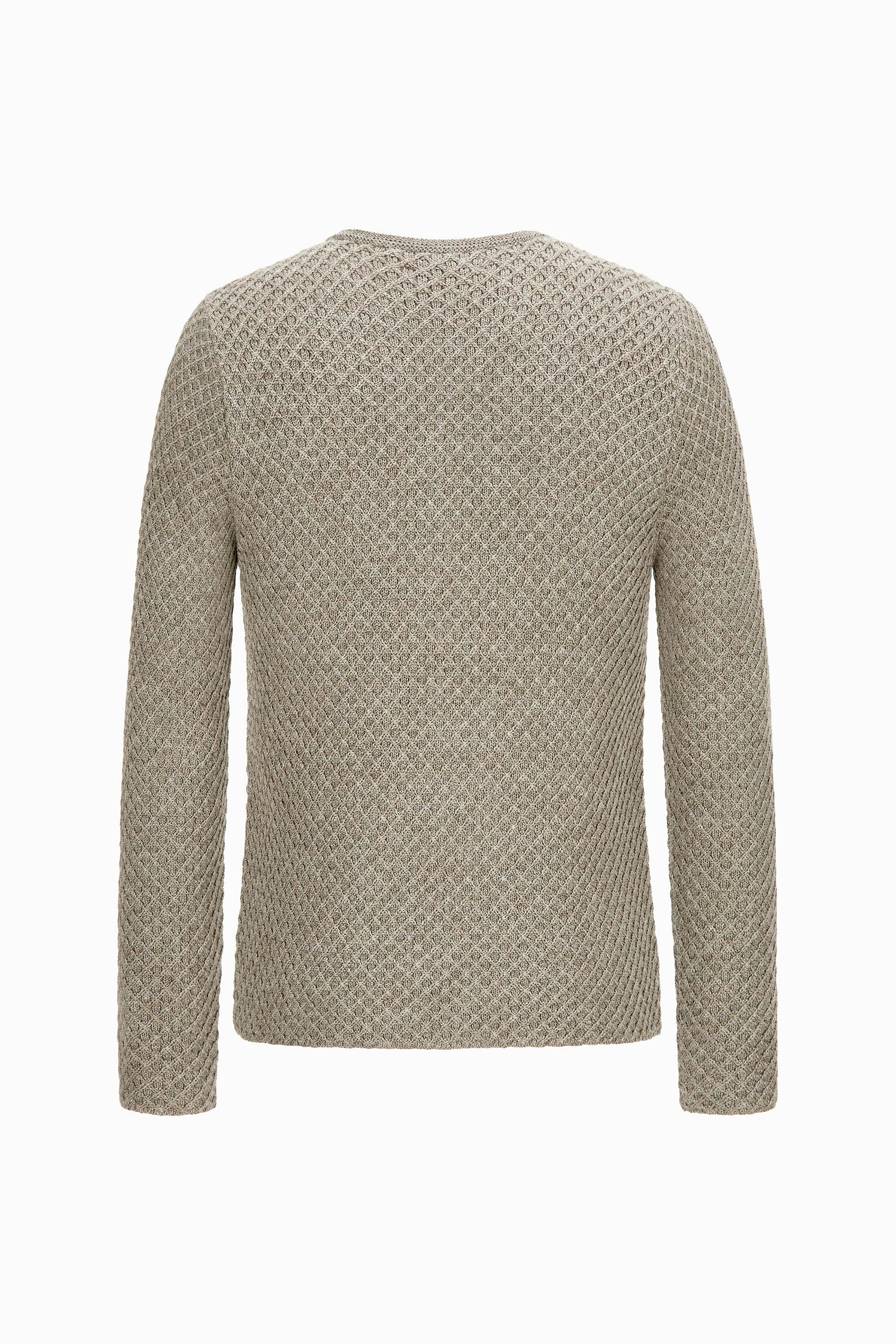 gottseidank-herrenstrickjacke-xaver-uni-waffelmuster image 2