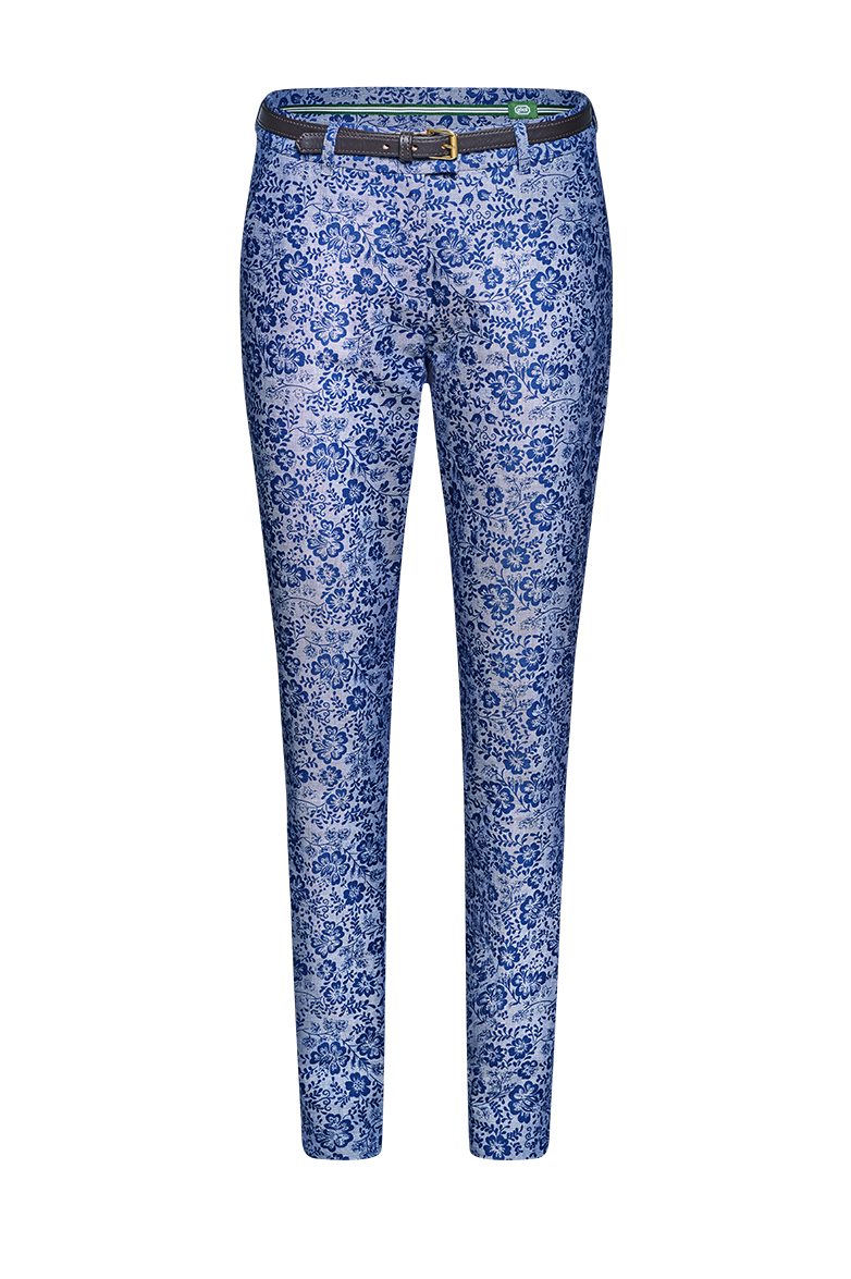 g-ssl-chino-hose-mit-modelmuster-damen-blau-stretch image 1