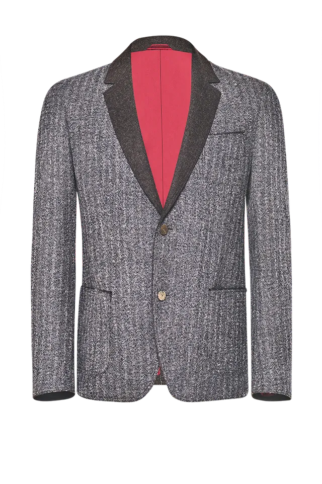 g-ssl-jacke-mann-von-welt-braun-schurwolle-fischgrat-sakko image 1
