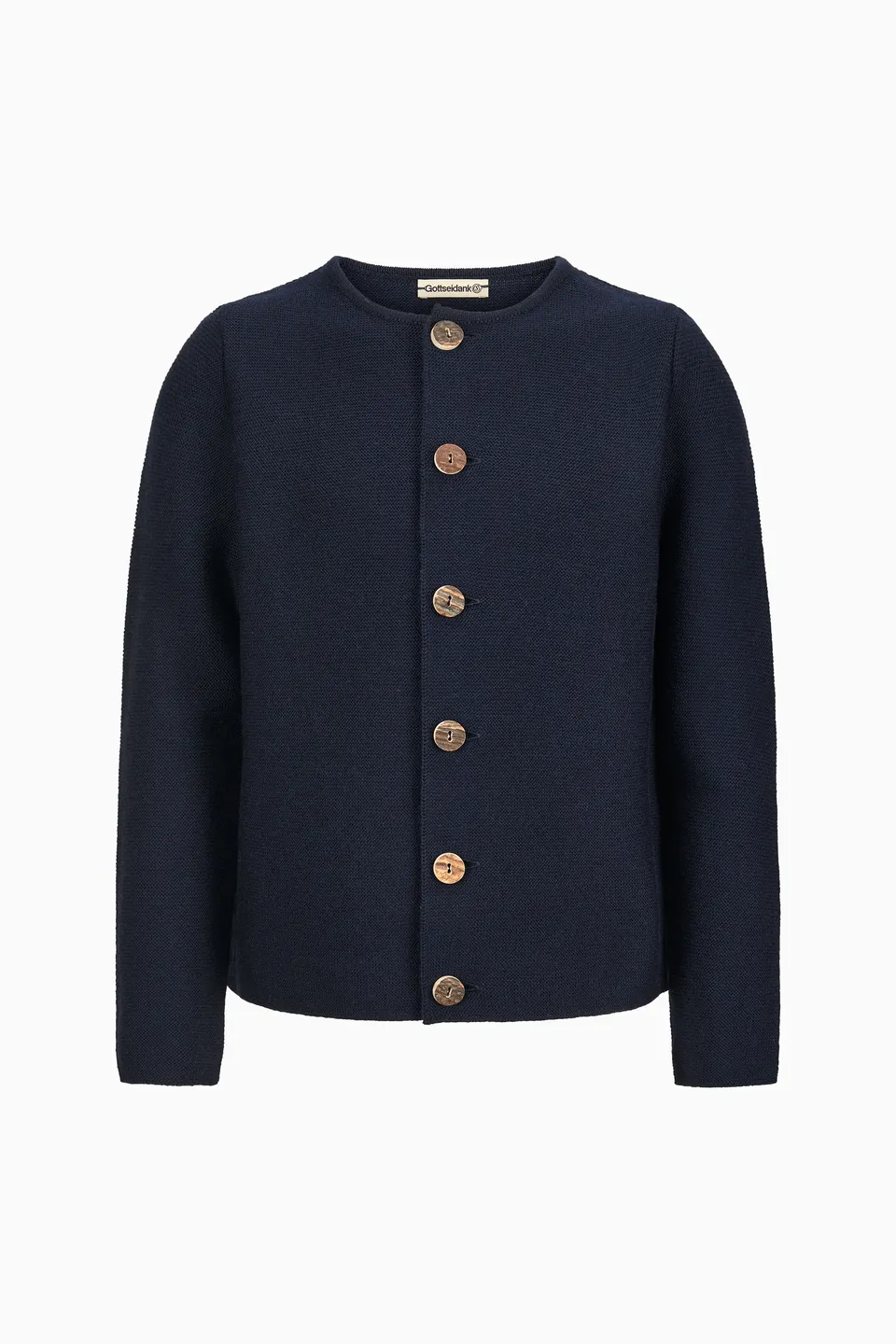 gottseidank-kinderstrickjacke-alex-mit-rundhals image 1