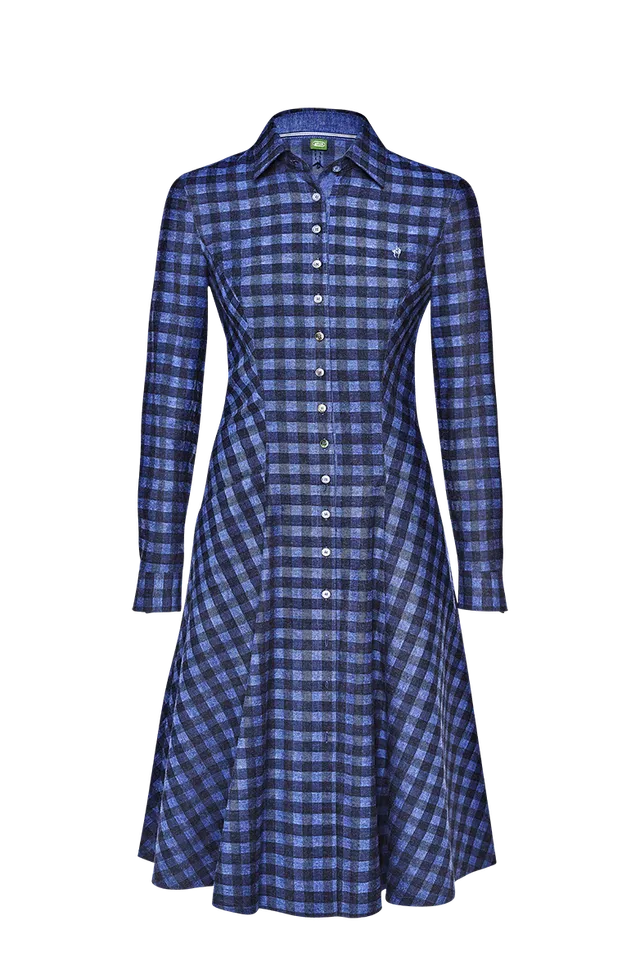 g-ssl-hemdblusenkleid-ein-kleid-wie-ein-bluserl-karo-blau image 1