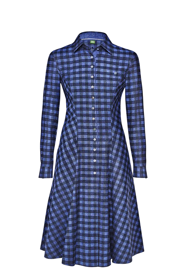 g-ssl-hemdblusenkleid-ein-kleid-wie-ein-bluserl-karo-blau image 1