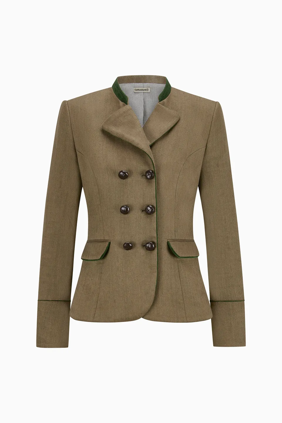 gottseidank-damenmiederjacke-wally-zweireihige-trachtenjacke image 1