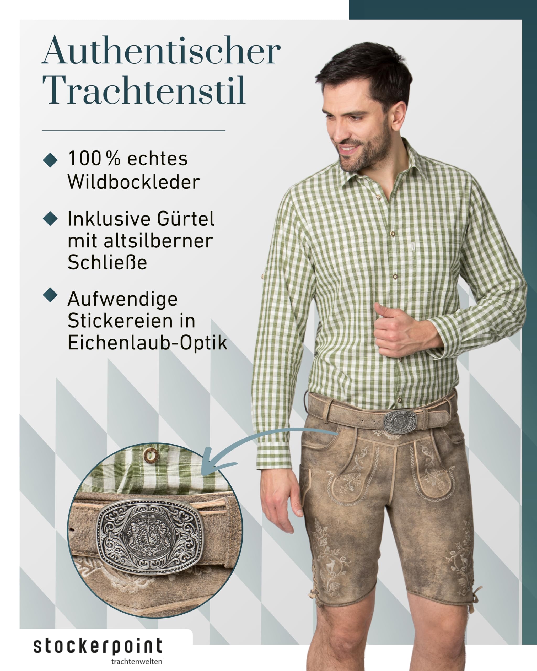 stockerpoint-trachtenlederhose-girgl-herren-kurz image 3