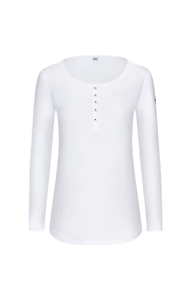 g-ssl-shirt-mit-gams-leinen-shirt-wei-mit-stickerei image 1