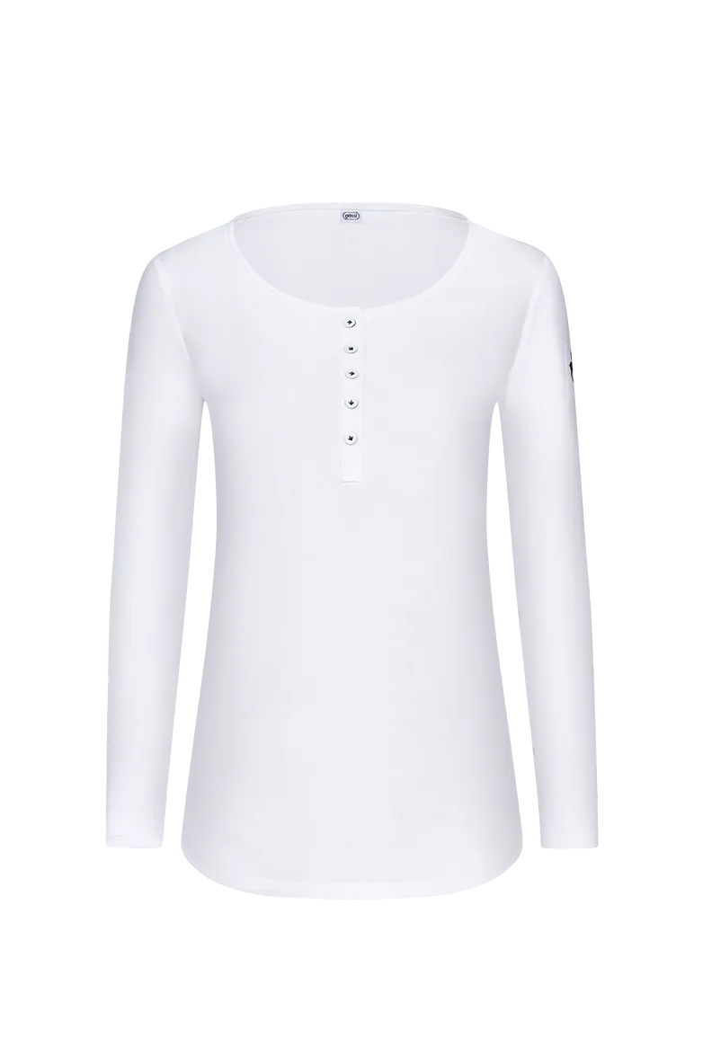 g-ssl-shirt-mit-gams-leinen-shirt-wei-mit-stickerei image 1