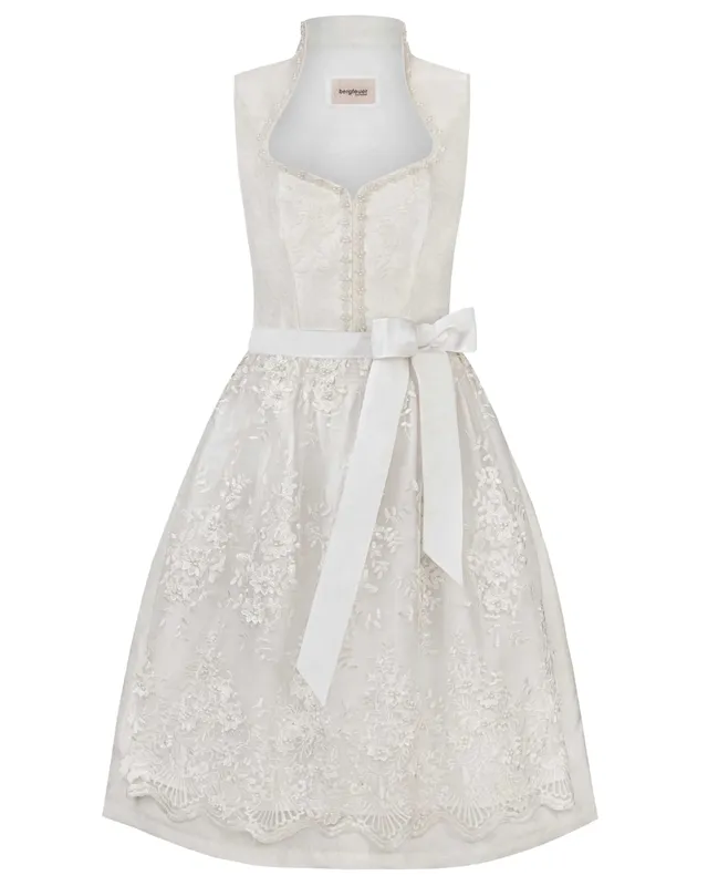 bergfeuer-damen-josefina-midi-dirndl-creme-mit-spitzensch-rze image 1