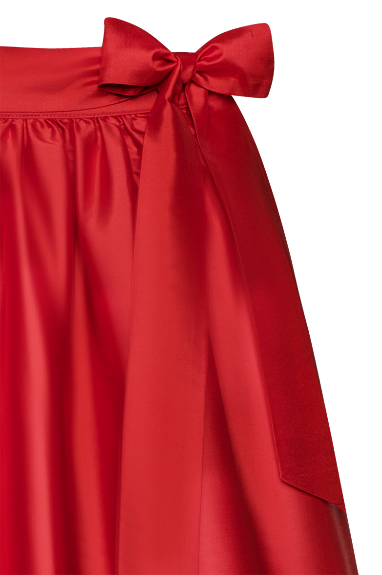 g-ssl-sch-rze-uni-rot-dirndlsch-rze-aus-shatungseide-70cm image 2