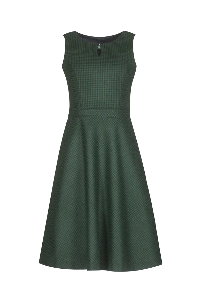 g-ssl-lodenkleid-durch-den-bl-tterwald-rosegger-karo-grau-schwarz image 1