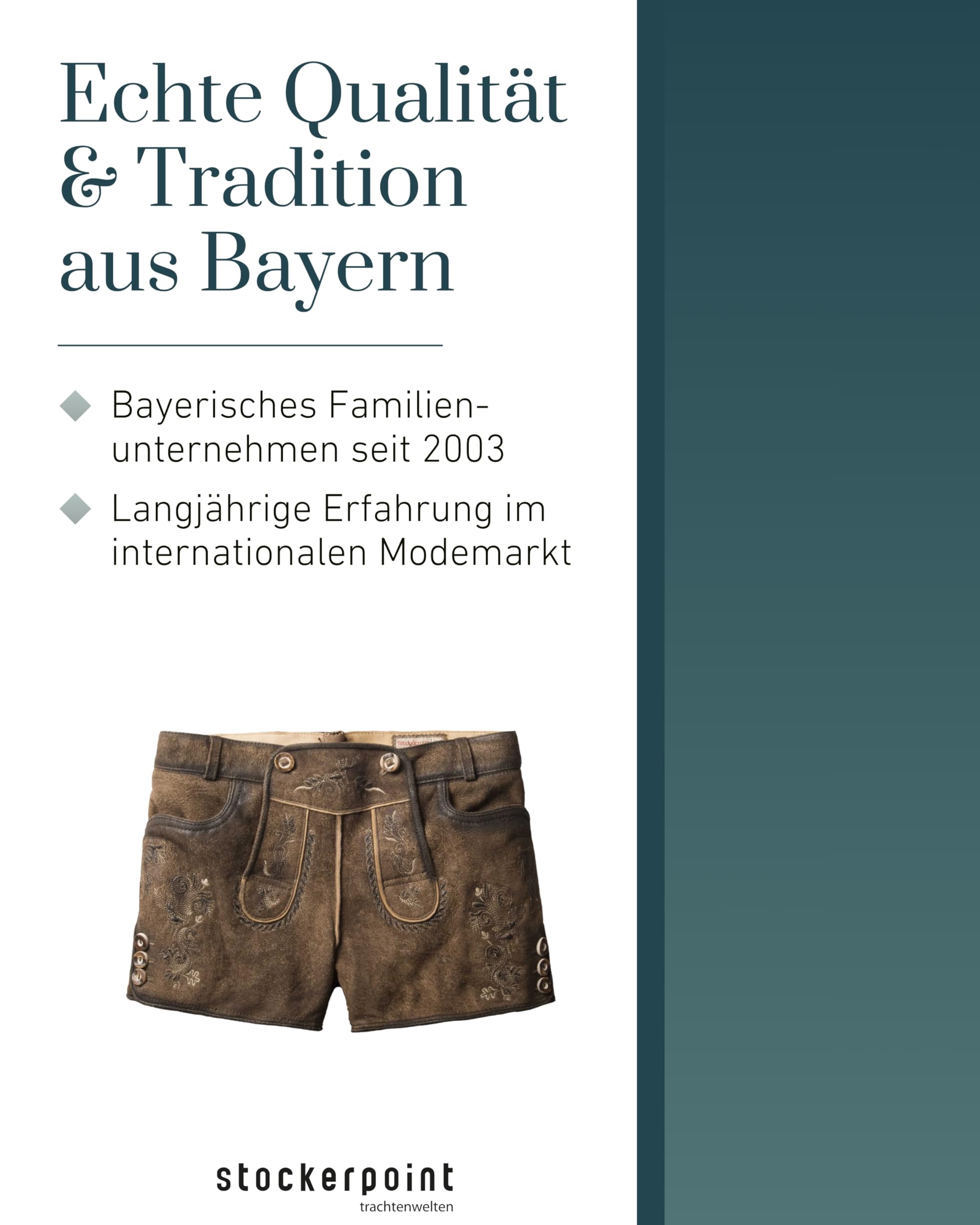 stockerpoint-damen-trachtenlederhose-rosy-kurze-lederhose image 6