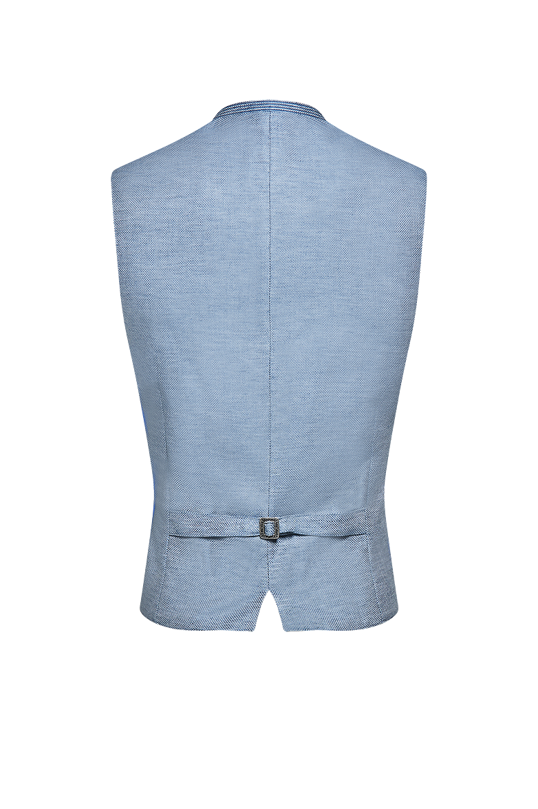 g-ssl-herren-gilet-aus-leinen-baumwolle-blau-mit-stehkragen image 2