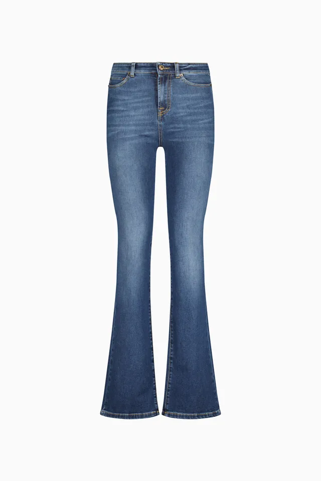 gottseidank-leslie-damenjeans-high-waist-schlagjeans image 1